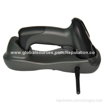 433MHz Wireless Laser Barcode Scanner with Holder, 650mm Length